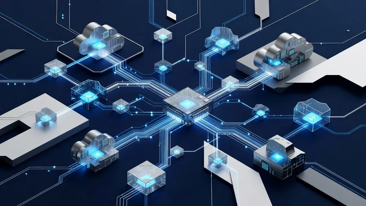 エッジコンピューティングと5Gを組み合わせたクラウドネットワークのイメージ